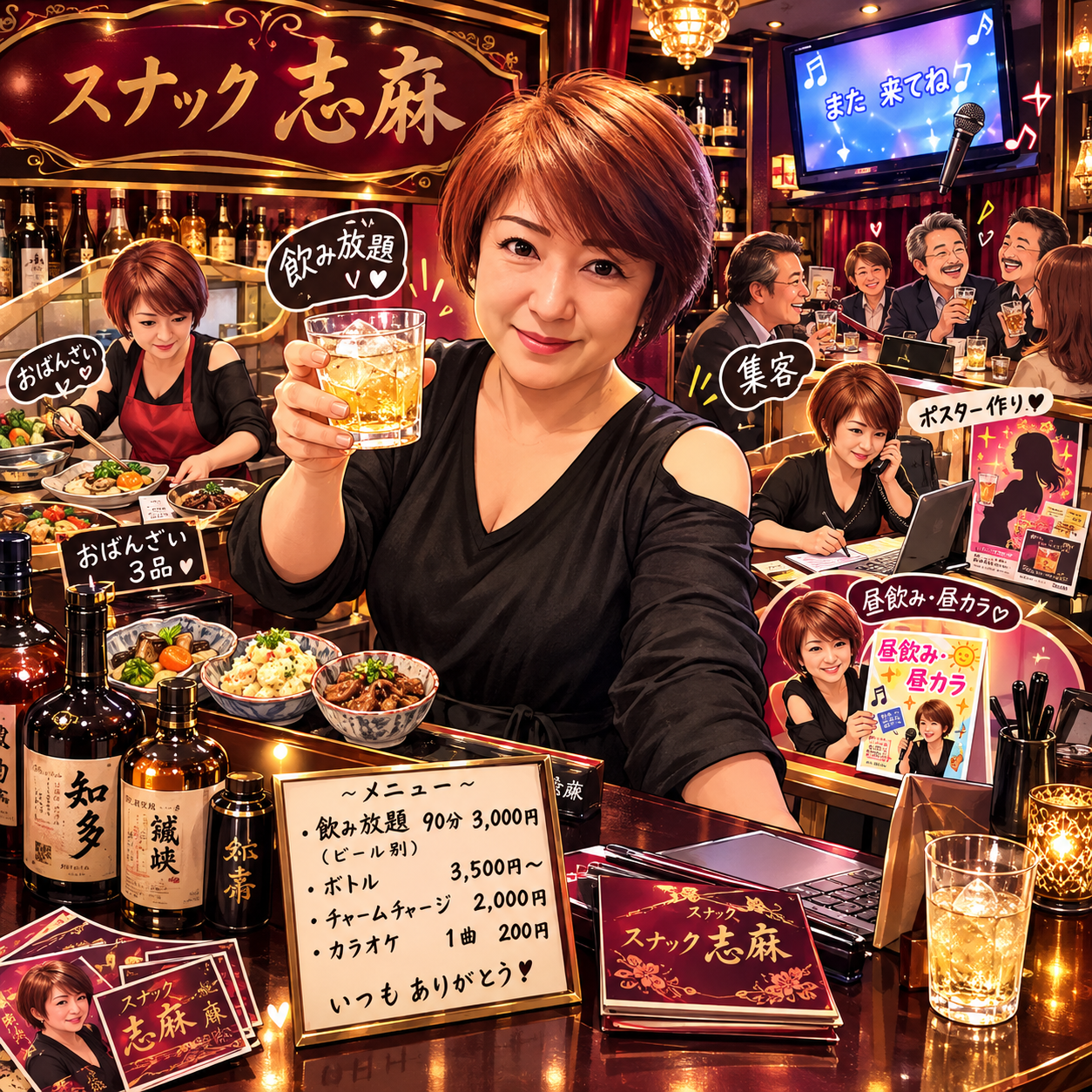 スナック志麻